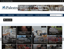 Tablet Screenshot of palestraaguascalientes.com